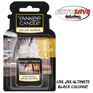 Yankee Candle - Ultimate Car Jar Hanging Air Freshener - Black Coconut Scent - Picture 1 of 1