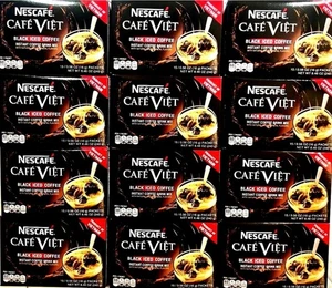 Nescafe Cafe Viet Instant Eiskaffee Schwarz 15 Beutel x 16g (12er Pack) - Bild 1 von 4