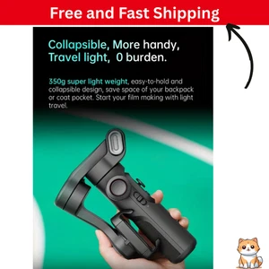 AOCHUAN XE 3-Axis Handheld Gimbal Stabilizer - Foldable Smartphone Mount with.. - Picture 1 of 11