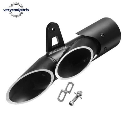 Tubo de escape silenciador escape motocicleta doble salida 38-51 mm nuevo para Yamaha YZF-R6 Foto 1 de 4