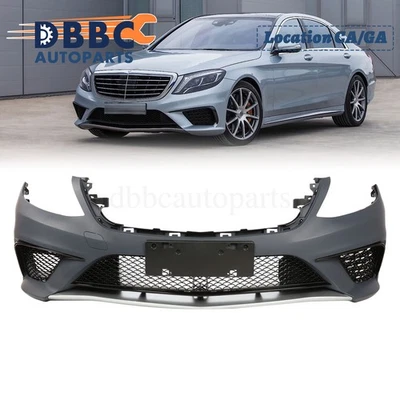 Front Bumper W/O PDC for Mercedes Benz S-Class 2014-2017 W222 - Image 1 of 4
