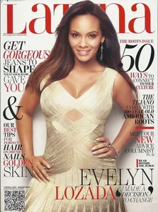 Evelyn Lozada Latina Magazine Aug 2013 Gina Torres Tyler Posey Larry Hernandez - Picture 1 of 1