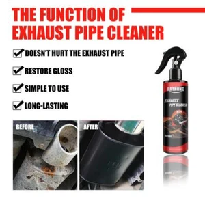 Motorcycle Exhaust Pipe Cleaner Spray Maintenance Car Rust Remover Repair - Picture 1 of 6