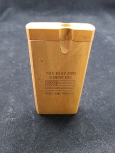 ONE HITTER CHILLUM DUGOUT BOX FLOWER DISCRETE USA STASH SET PIPE TOBACCO SMOKING - Picture 1 of 12