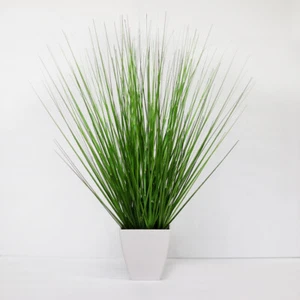 California-Beach-Gras im weißen Topf H:42cm Kunstgras/-pflanze Künstliches Gras - Bild 1 von 1