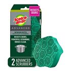 Scrub Dots Advanced Heavy Duty Scrubbers, 2 Scrub Sponges