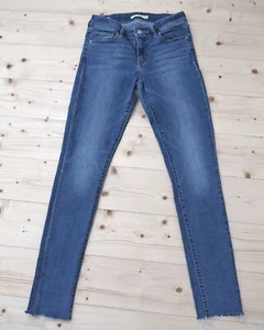 Levi's 711 BIG E Damen Jeans Hose W26 L30 Skinny Fit Stretch G286 - Picture 1 of 5