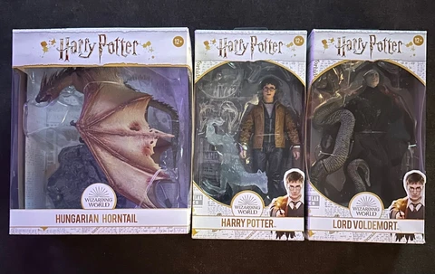 Wizarding World Lot McFarlane  Harry Potter Lord Voldemort Hungarian Horntail Cover