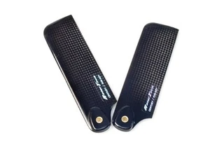 Tail Blades 76mm Carbon Fibre RotorTech Fits: Century Swift RC Model Helicopters - Picture 1 of 11