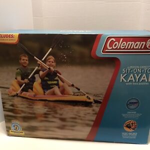 Coleman 2-Person Capacity Sit-On-Top Kayak With 2 Paddles Holds Up To 595 lbs
