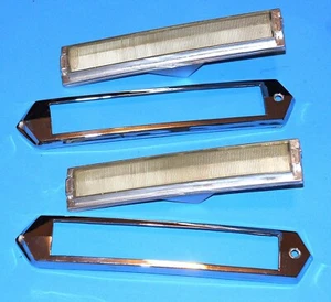 1975-79 LINCOLN CONTINENTAL TOWN CAR OEM PILLAR OPERA LIGHT LAMP - NICE PAIR - Picture 1 of 6