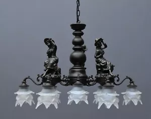 More details for vintage lighting fixture, ceiling light, chandelier