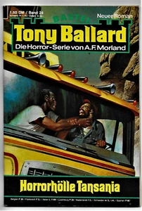 Toni Ballard Band 24 Bastei Horrorhölle Tansania von A.F. Morland Horror 1983 - Bild 1 von 2