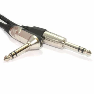 3M Stereo Rechts Winkel Abgeschirmtes Gitarre Kabel 6.35mm 0.6cm Male Audio [00 - Bild 1 von 1