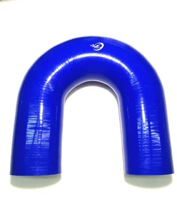 68 mm Manicotto Silicone curva 180° gradi intercooler aria acqua hose Siliconico - Imagen 1 de 3