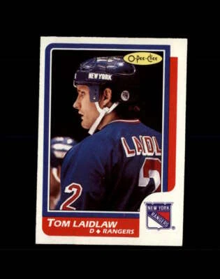 1986 O-Pee-Chee Hockey #147 Tom Laidlaw STARX 8 NM/MT  CS73702 - Image 1 of 2