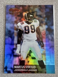 2001 Bowman's Best Marcus Stroud Rookie Card /1499 #166 Jacksonville Jaguars - Picture 1 of 2