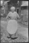 Alice Louise Curry Antique Photo of Older Lady at Farmhouse, circa 1930s