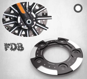 Fit H-D SOFTAIL Smashing Gear Contrast Cut Front Rotor Spacer - Foto 1 di 8