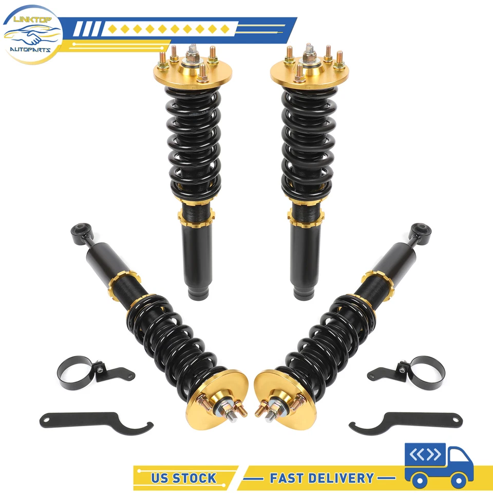 Coilover For Honda Accord 2003-2007 Suspension Springs Kits Adjustable Height Foto 1 de 4