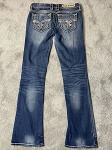 Women’s Rock Revival Jeans Vika Boot Size 27 Distressed - Picture 1 of 16