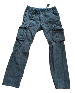 Diesel Cargo Trousers Mens W32 L32 Beige Combat Utility Military Vintage Y2k - Picture 1 of 18