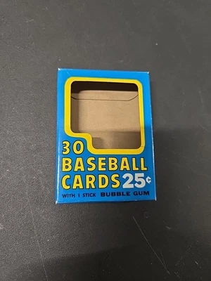 Caja vacía de paquete de violonchelo de béisbol Topps 1971. Como nuevo Foto 1 de 3
