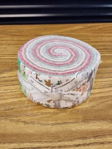 Sugar Plum Christmas Roll® Modafabrics Precuts fabric quilt strip - Picture 1 of 8