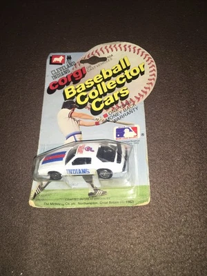 VINTAGE CORGI PONTIAC FIREBIRD NEW VARIANT CLEVELAND INDIANS DIE-CAST CAR - Image 1 of 4