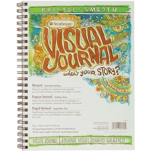 Strathmore Visual Journal Bristol Smooth 9"X12" 28 Sheets - Picture 1 of 2