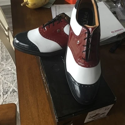 Footjoy Icon Dryjoys Premier, 12M, Nuevo Raro rojo, blanco, azul.  Foto 1 de 4