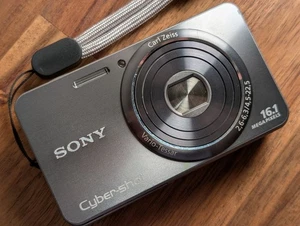 Sony Cyber-Shot DSC-W570 16.1MP Japanese Only Digital Camera Compact Gray japan - Picture 1 of 11