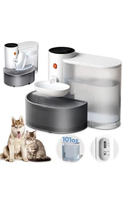 FUENTE DE AGUA PARA MASCOTAS PET GRAVITY SMART AUTO RECARGABLE PARA MASCOTAS. NUEVO. ¡ENVÍO GRATUITO! Foto 1 de 4