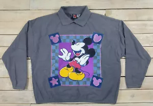 Maglione donna vintage Topolino illimitato TOPOLINO grigio con colletto taglia XL - Foto 1 di 4
