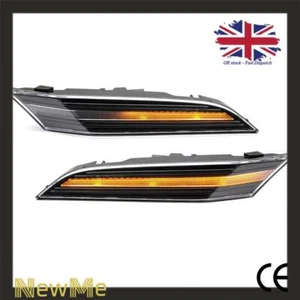 Front Bumper Side Marker Lights Guard Indicator Lamps For Porsche 911 992 2019+ - Picture 1 of 6