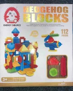 BLOQUE DE CONSTRUCCIÓN NIÑOS SET PEINE ERIZO BLOQUES FUENTE DE ENERGÍA EDUCATIVA  - Imagen 1 de 3