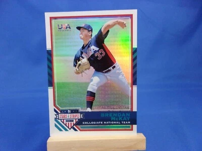 USA Baseball Stars & Stripes 2017 Longevity Holofoil Brendan McKay 18 04/99 - Image 1 of 2