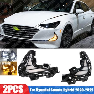 For Hyundai Sonata 2021 2022 LED Daytime Running Lights Front Bumper Fog Lamp - Picture 1 of 6