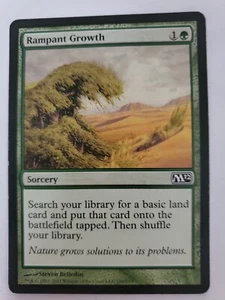 MTG Magic The Gathering Card Rampant Growth Sorcery Green  M12 - Picture 1 of 2