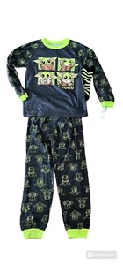 Star Wars Mandalorian Small 6/ 7 Grogu Baby Yoda Pajama Set Shirt Pants Socks - Picture 1 of 6