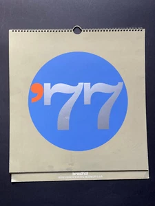Domberger Siebruck Kalender, 1977, mit 12 Siebdrucken. - Bild 1 von 14
