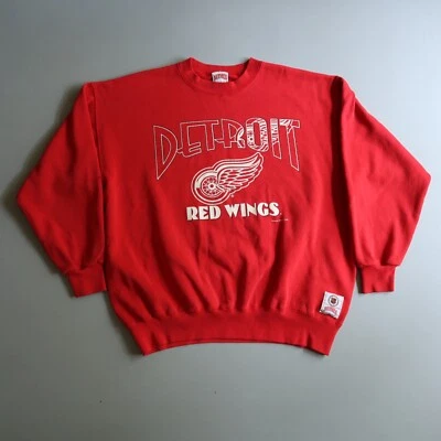 Sudadera De Colección Nuez moscada Detroit Red Wings Extra Grande NHL Hockey Para Hombres XL 90s EE. UU. Foto 1 de 4