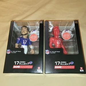Josh Allen Buffalo Bills lot - RARE CHASE & standard NFL Gamechangers Figures - Picture 1 of 9