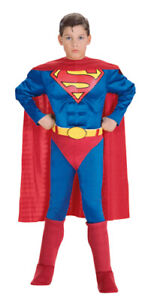 Deluxe Muscle Chest Superman Costume Toddler 2T-4T