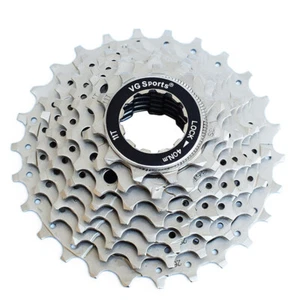 VG Sports 8 Speed Road Bike Silver Cassette fit Shimano Sram New 11-25T/26T/28T - Picture 1 of 6