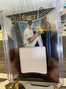 2021 Panini Select Trevor Rogers Rookie RC Jumbo Patch Relic Player Worn-Marlins - Picture 1 of 2
