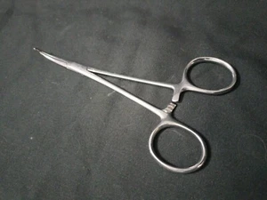 Vtg 1972 Weck Coller Stainless Steel Hemostatic Forceps Medical Instrument Tool - Picture 1 of 4