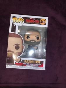 FUNKO POP MARVEL / SHANG-CHI, RAZOR FIST #849 W protective case, NIB - Picture 1 of 3