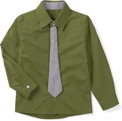 Boys Button Down Casual Dress Shirt - Image 1 of 4