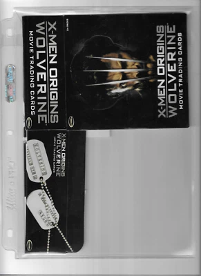 X-Men Origins Wolverine empty box in Ultra Pro Comic Sto protector page - Image 1 of 2